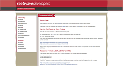 Desktop Screenshot of developer.seatwave.com
