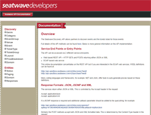 Tablet Screenshot of developer.seatwave.com